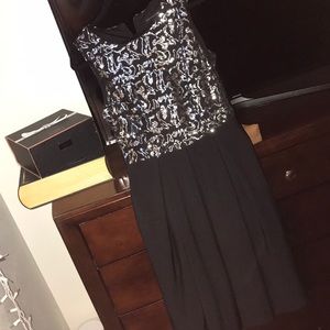 Black sparkly party dress
